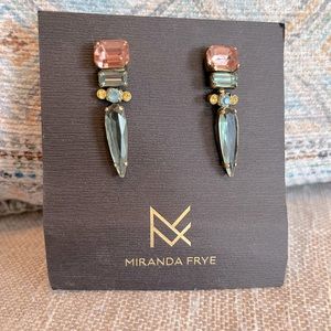 Miranda Frye Pink & Turquoise Elegant Drop Earrings